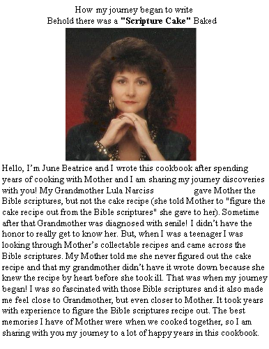 How my journey began to write the Family Cookbook