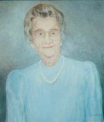 Oil Painting by June Hardin of Nana, USA 1998